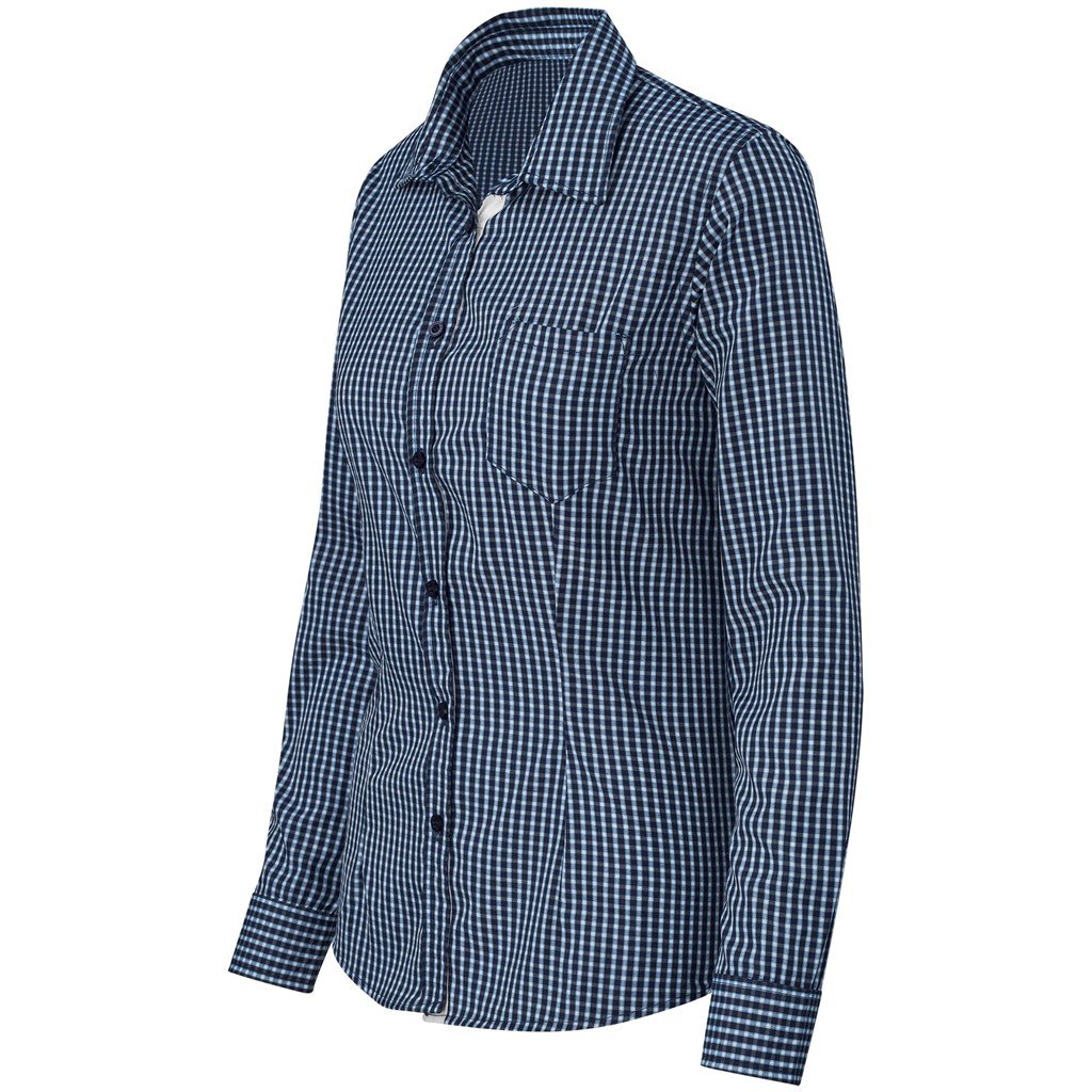 Ladies Long Sleeve Kenton Shirt - Red