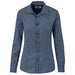 Ladies Long Sleeve Kenton Shirt - Red L / Navy / N