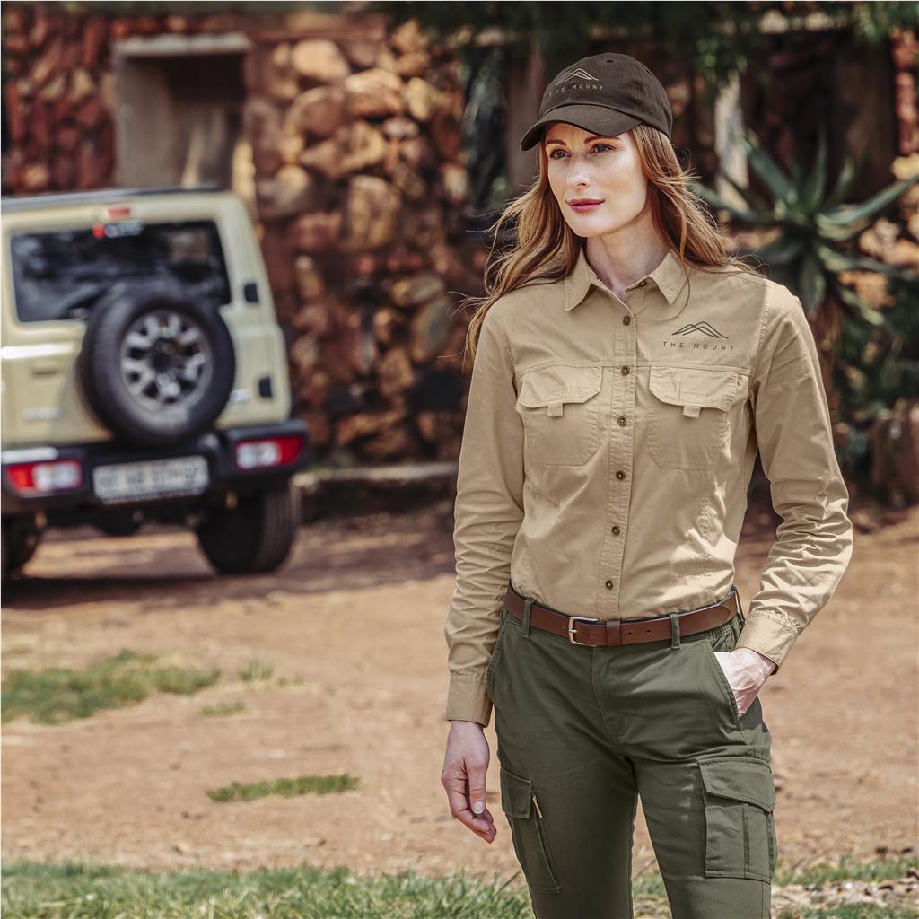 Ladies Long Sleeve Mawenzi Twill Shirt - New Clothing 2025,Shirts,Utility Shirts
