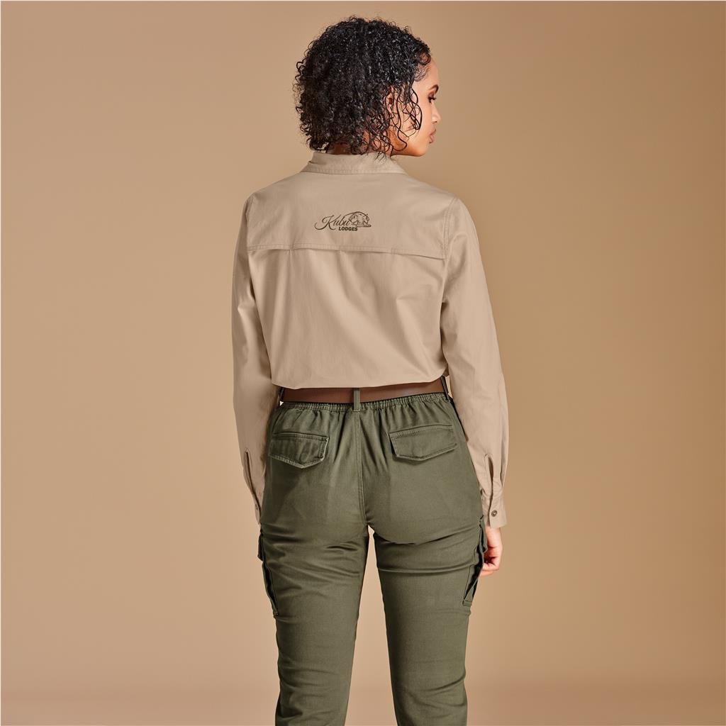 Ladies Long Sleeve Mawenzi Twill Shirt - New Clothing 2025,Shirts,Utility Shirts