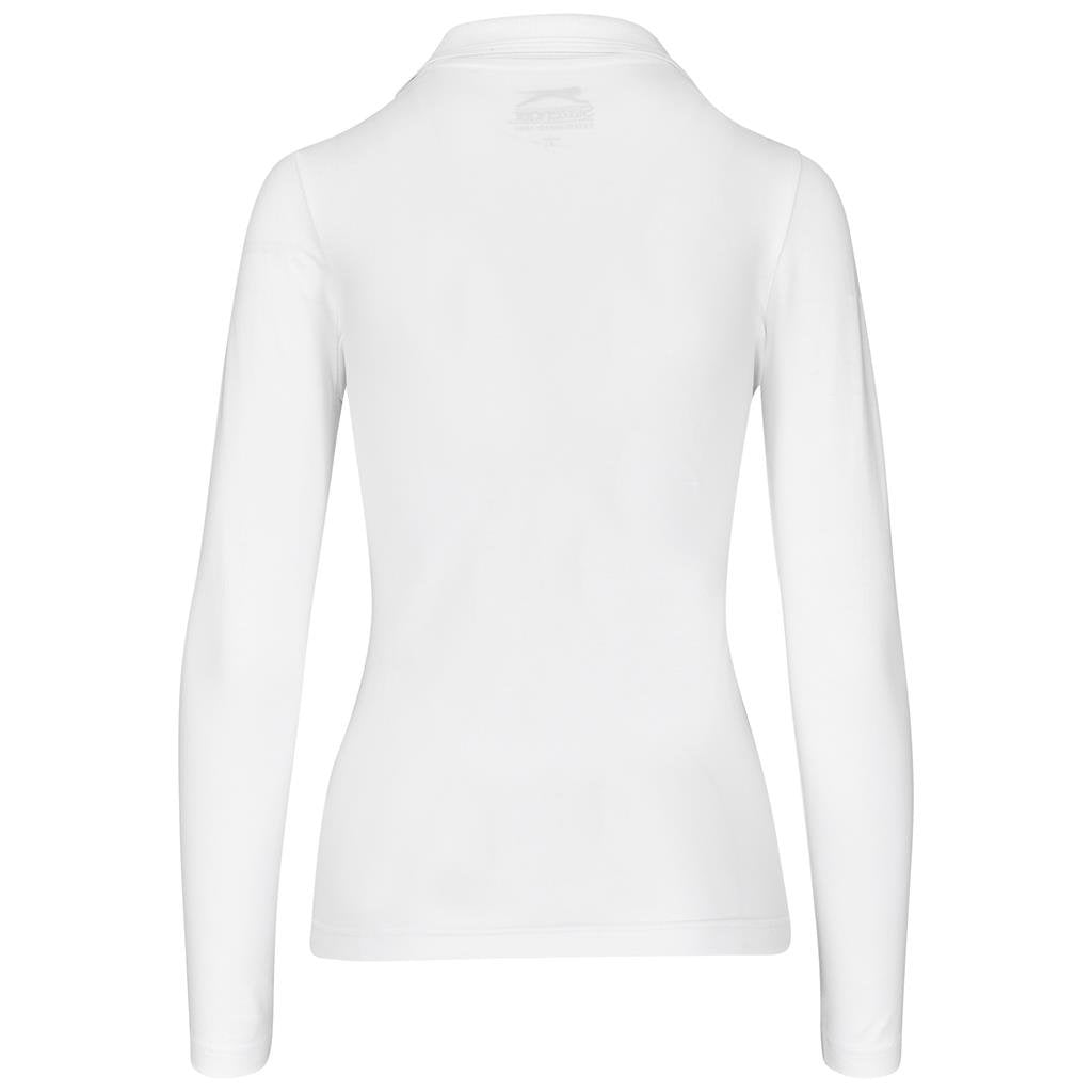 Ladies Long Sleeve Zenith Golf Shirt - Aqua
