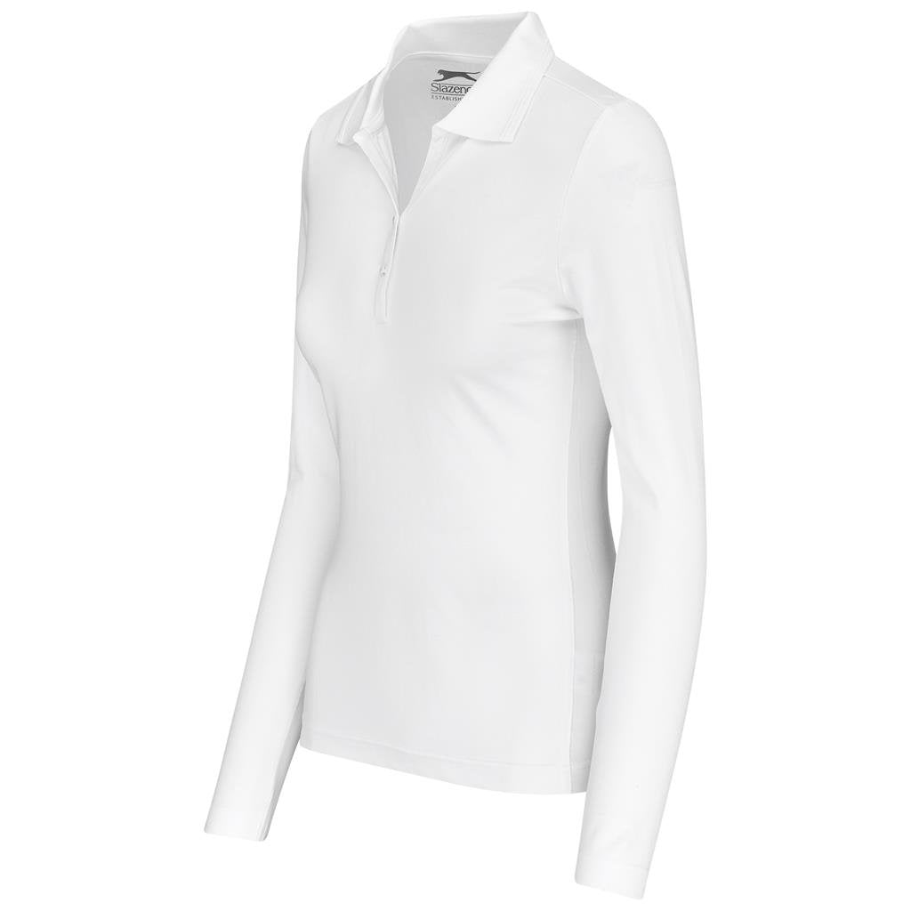 Ladies Long Sleeve Zenith Golf Shirt - Aqua