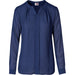 Ladies Long Sleeve Zenobia Blouse 2XL / Navy / N