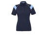 Ladies Score Golf Shirt - White Red Only-