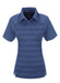Ladies Shimmer Golf Shirt - Orange L / Blue / BU