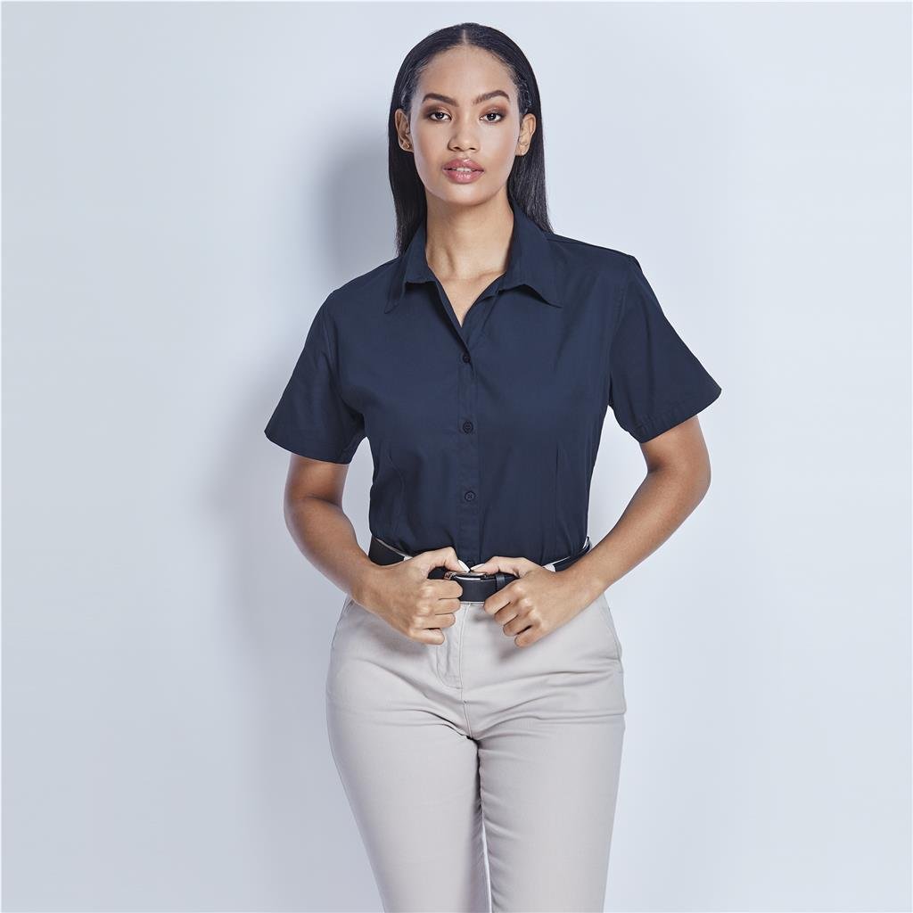 Ladies Short Sleeve Cotton Twill Moderna Shirt - Lounge Shirts,New Clothing 2025