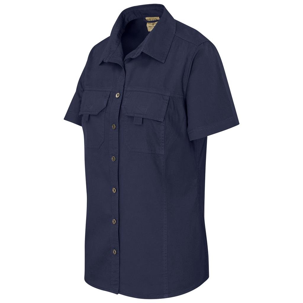 Ladies Short Sleeve Mawenzi Twill Shirt - New Clothing 2025,Shirts,Utility Shirts