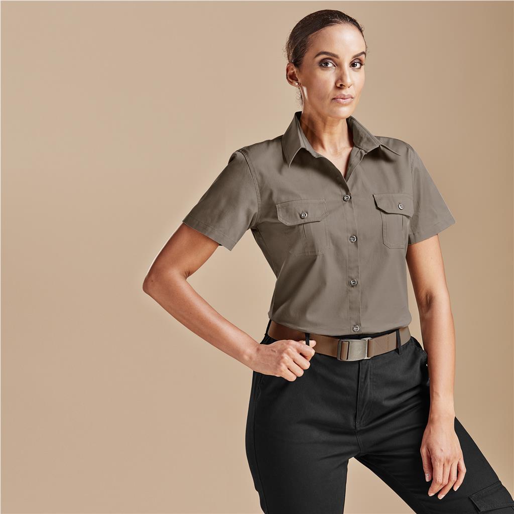 Ladies Short Sleeve Wildstone Shirt - Shirts & Tops