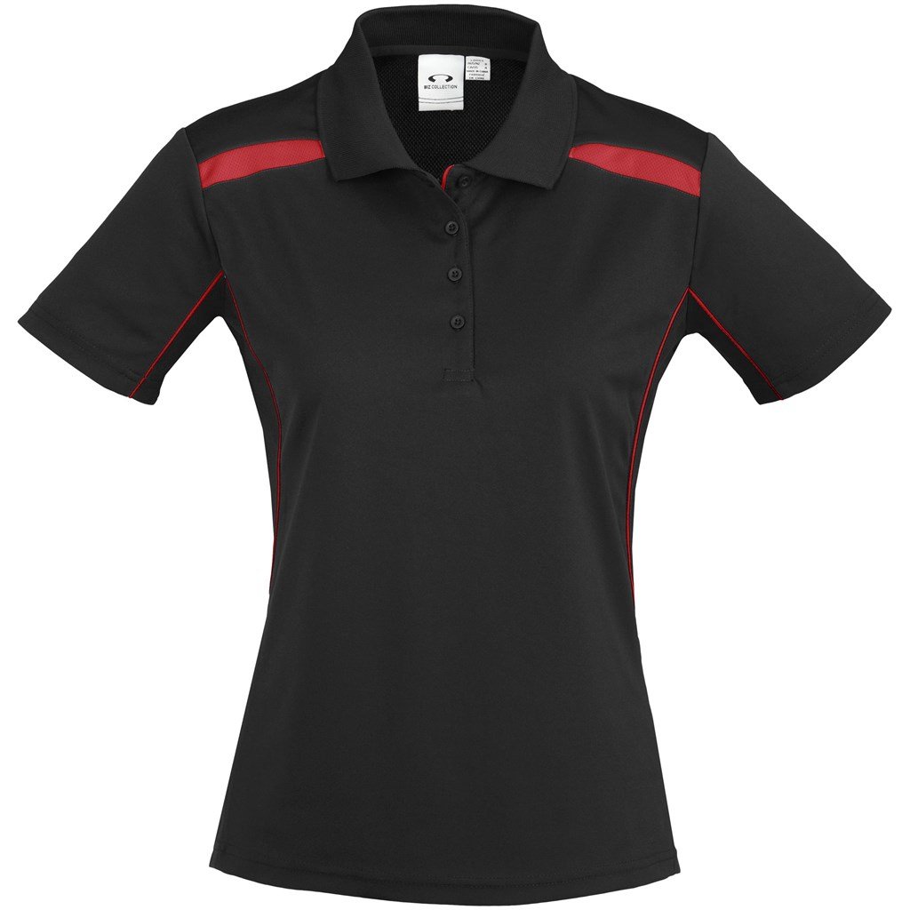 Ladies United Golf Shirt - White Navy