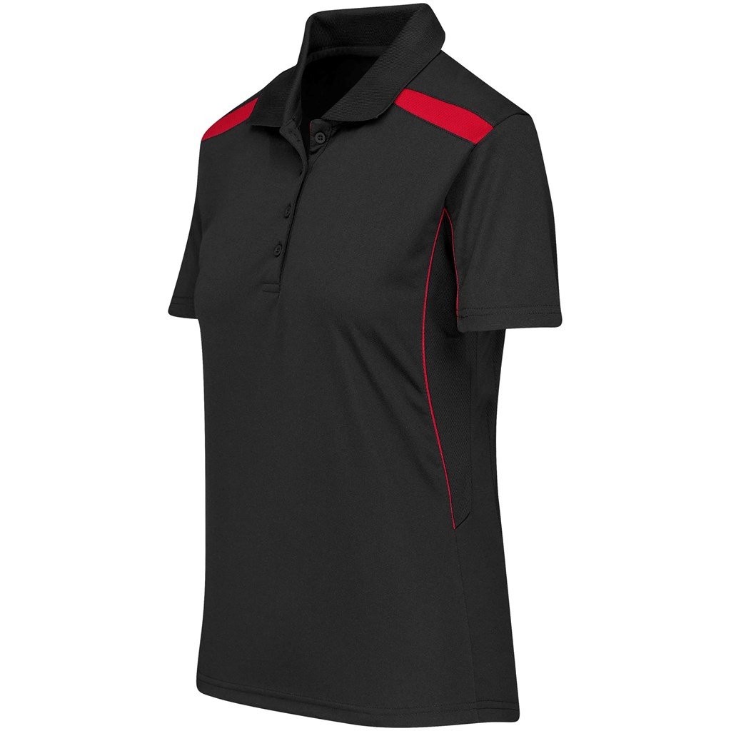 Ladies United Golf Shirt - White Navy