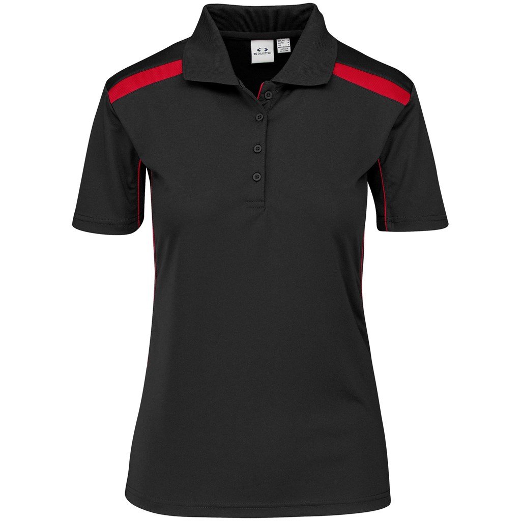 Ladies United Golf Shirt - White Navy