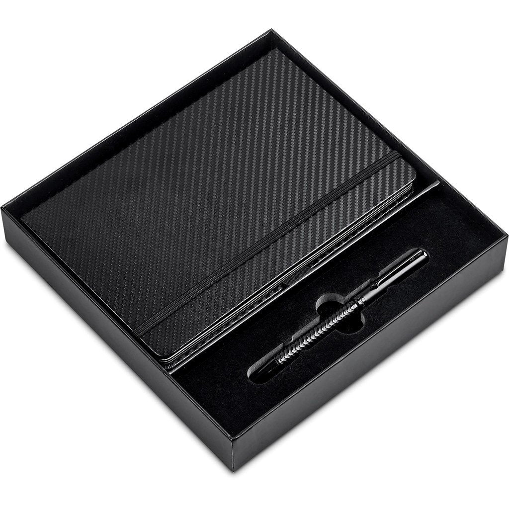 Lagarna Notebook & Pen Set BLACK - Sets,Alex Varga Premium Gift Sets,Notebook Sets