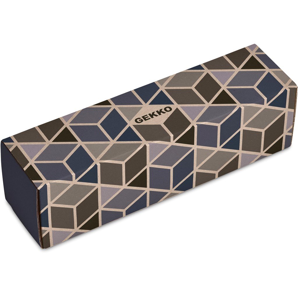 Lamda Lite Bottle in Bianca Custom Gift Box - Bottles Flasks And Tall Tumblers In Boxes,Custom Packaging