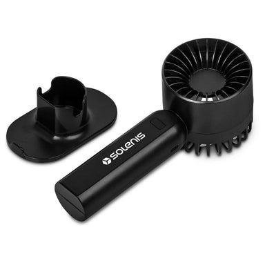 Laqueta Rechargeable Handheld Mini USB Fan BLACK - Desktop Mobile Accessories,Technology