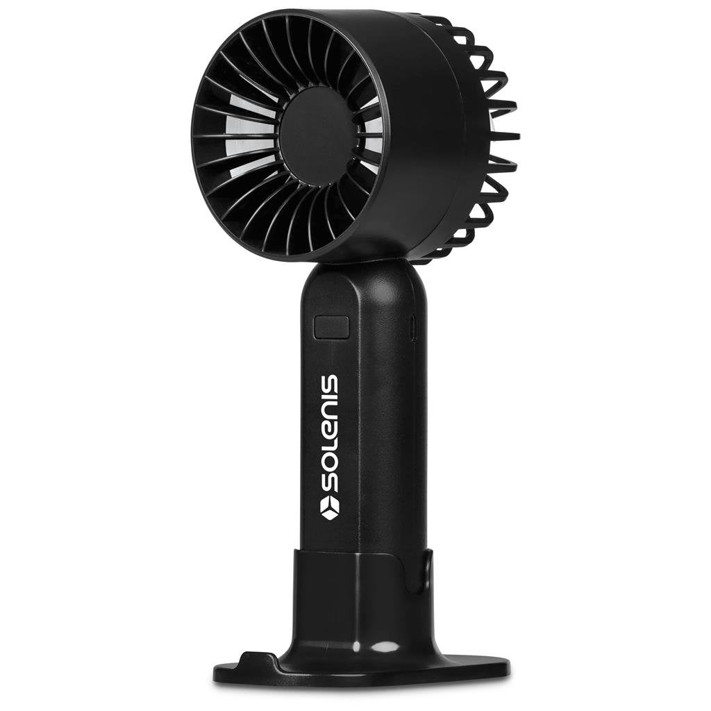 Laqueta Rechargeable Handheld Mini USB Fan BLACK - Desktop Mobile Accessories,Technology