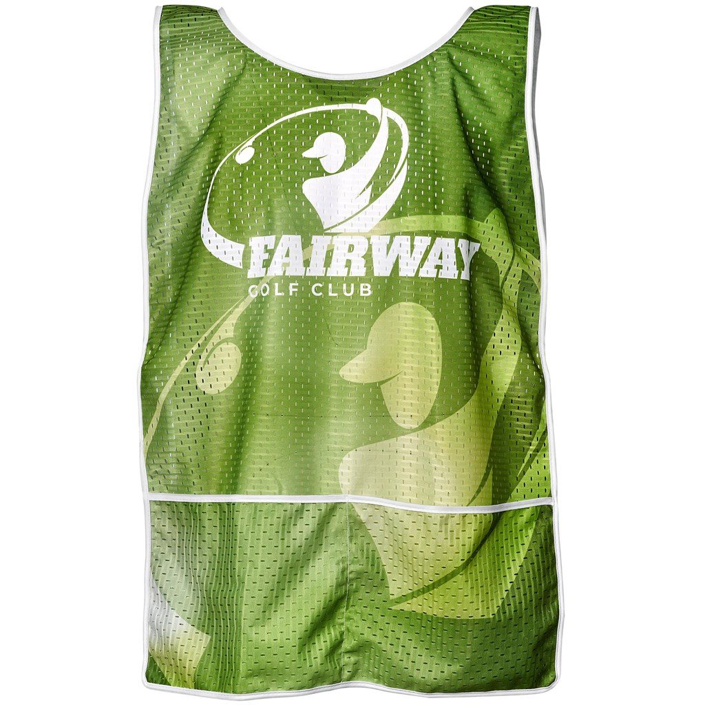 Custom League Caddy Bib SOLID WHITE - Sports and Fitness,Custom Fitness
