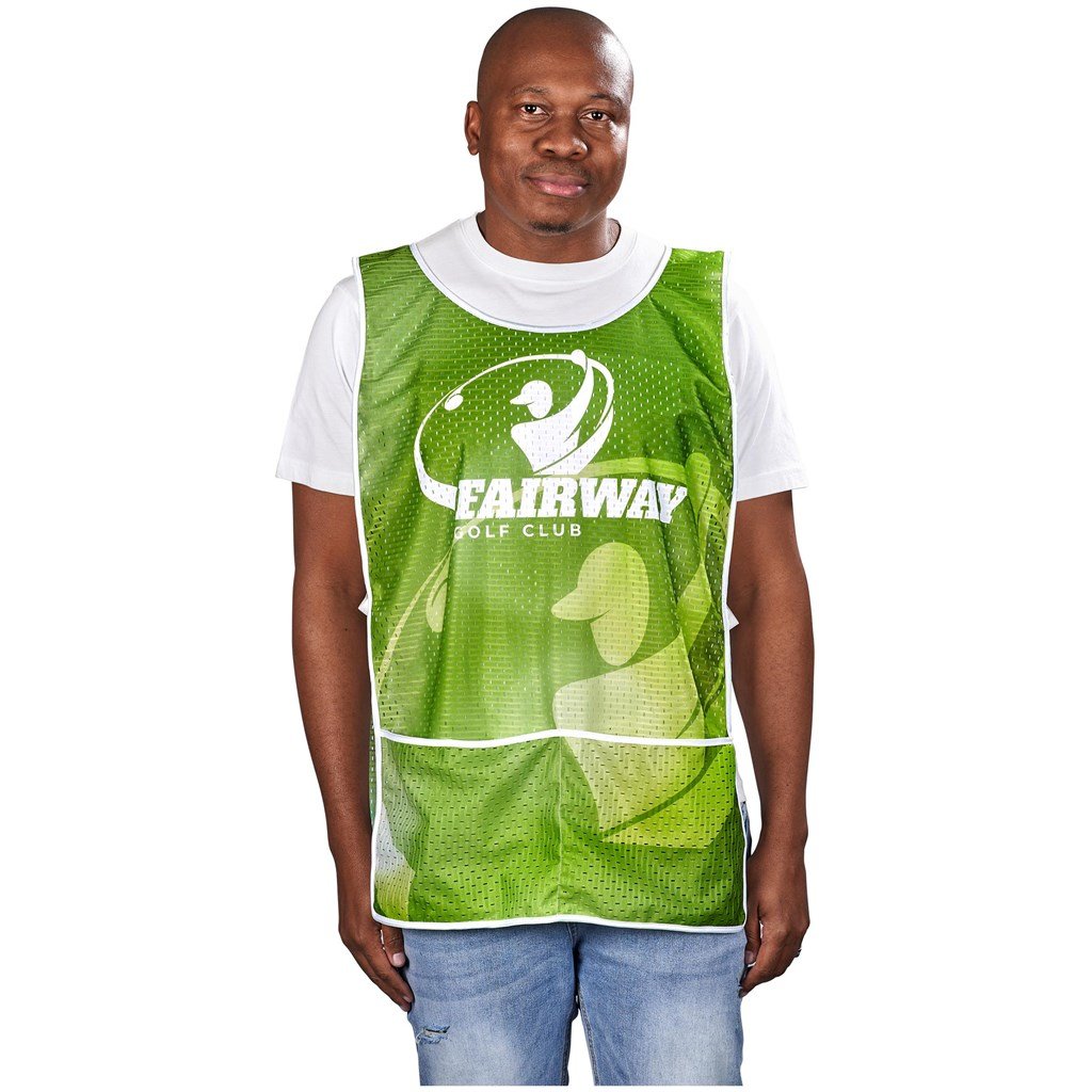 Custom League Caddy Bib SOLID WHITE - Sports and Fitness,Custom Fitness