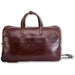 Leather Duffel Bag with Wheels-Duffel Bags