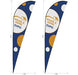 Legend 4m Sublimated Sharkfin Flying Banner Skin (Set Of 2)-Banners