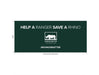 Legend Curved Banner Wall Skin with Wings 5.11 x 2.25m-