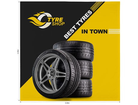 Legend Straight Banner Wall Skin 2.25m x 2.25m-