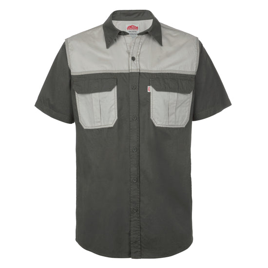 Legendary Short Sleeve Work Shirt Fatigue/Stone / M - High Grade Shirts