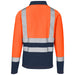 Long Sleeve Surveyor Two-Tone Hi-Viz Golf Shirt - Shirts
