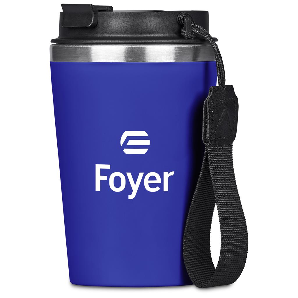 Luca Stainless Steel & Plastic Double-Wall Tumbler – 350ml BLUE - Travel Mugs and Tumblers,Drinkware