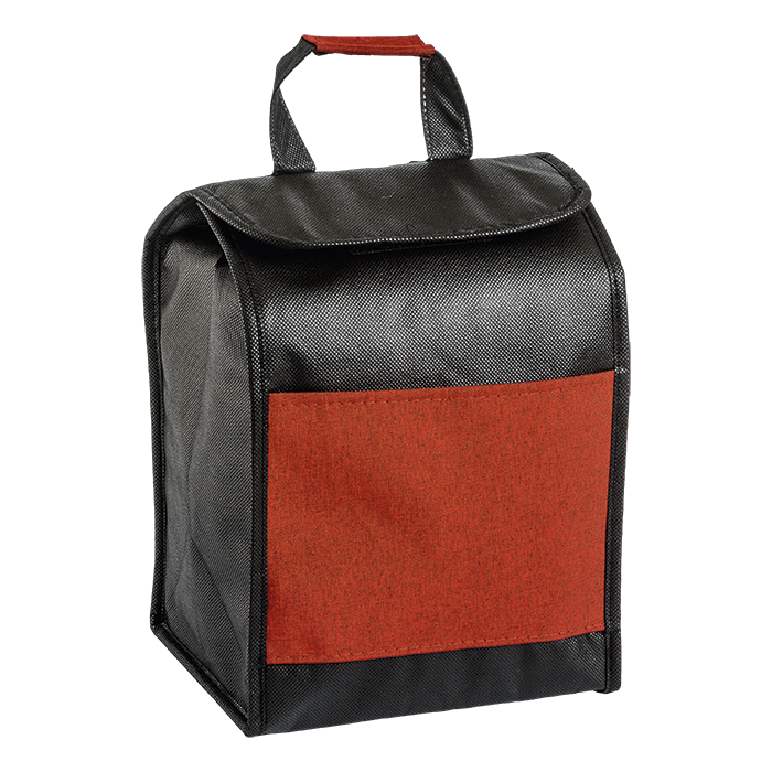 Lunch Sack Cooler Red Melange / STD / Regular - Coolers
