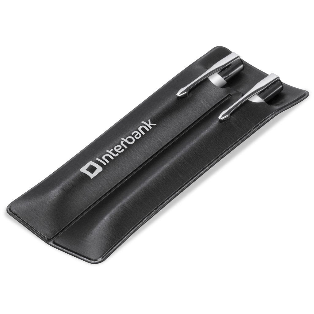 Marvin Double Pen Pouch Black / BL