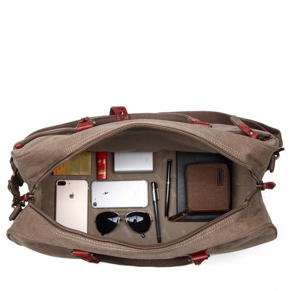 Medium Duffel Bag | Khaki-Duffel Bags