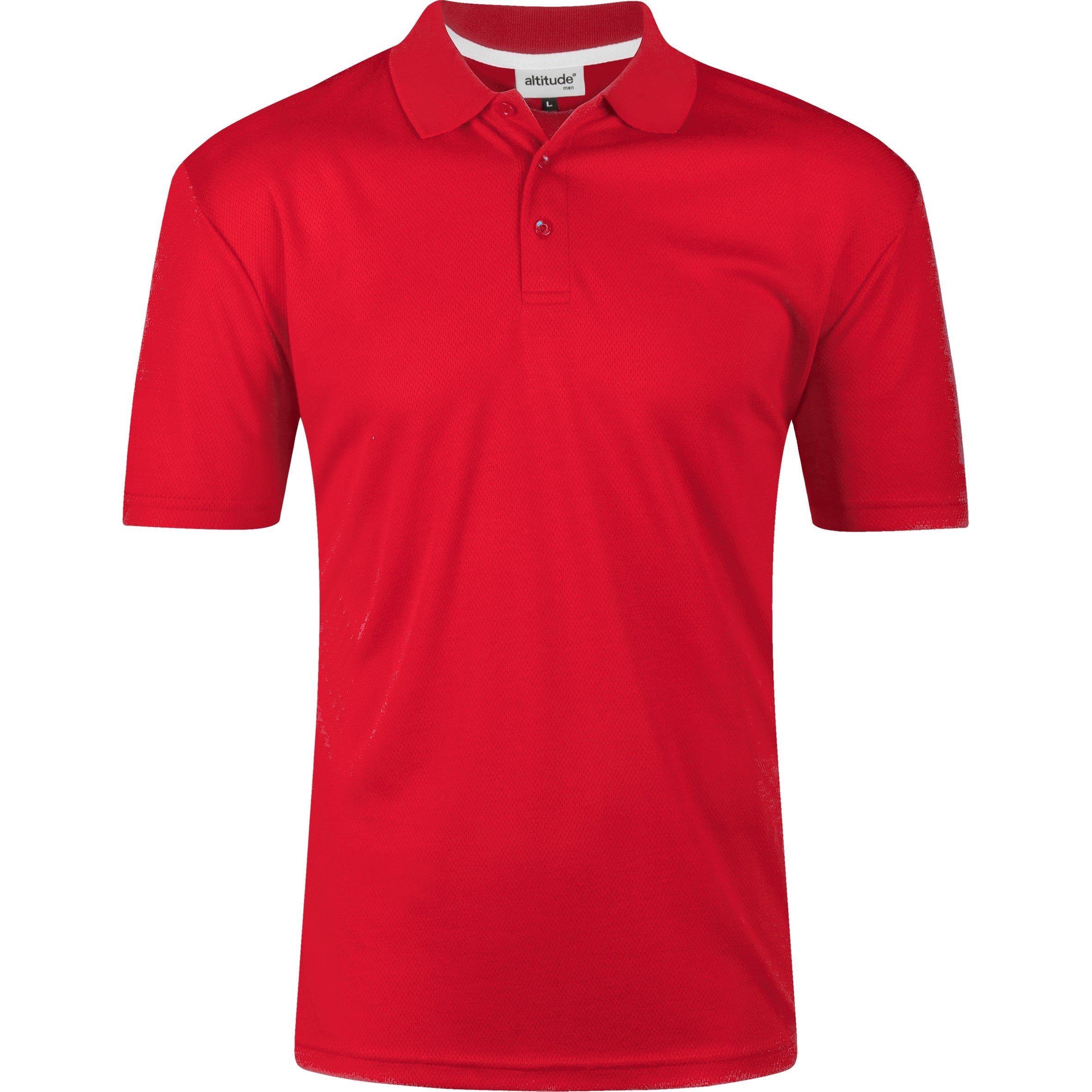 Mens Bayside Golf Shirt - White Only-