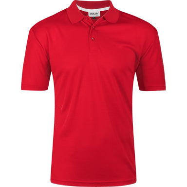 Mens Bayside Golf Shirt - Red L / R