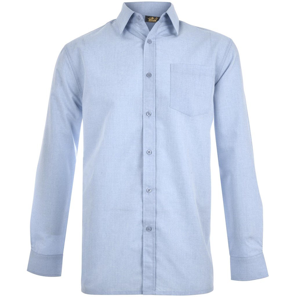 Mens Long Sleeve Apollo Shirt - Light Blue L / LB