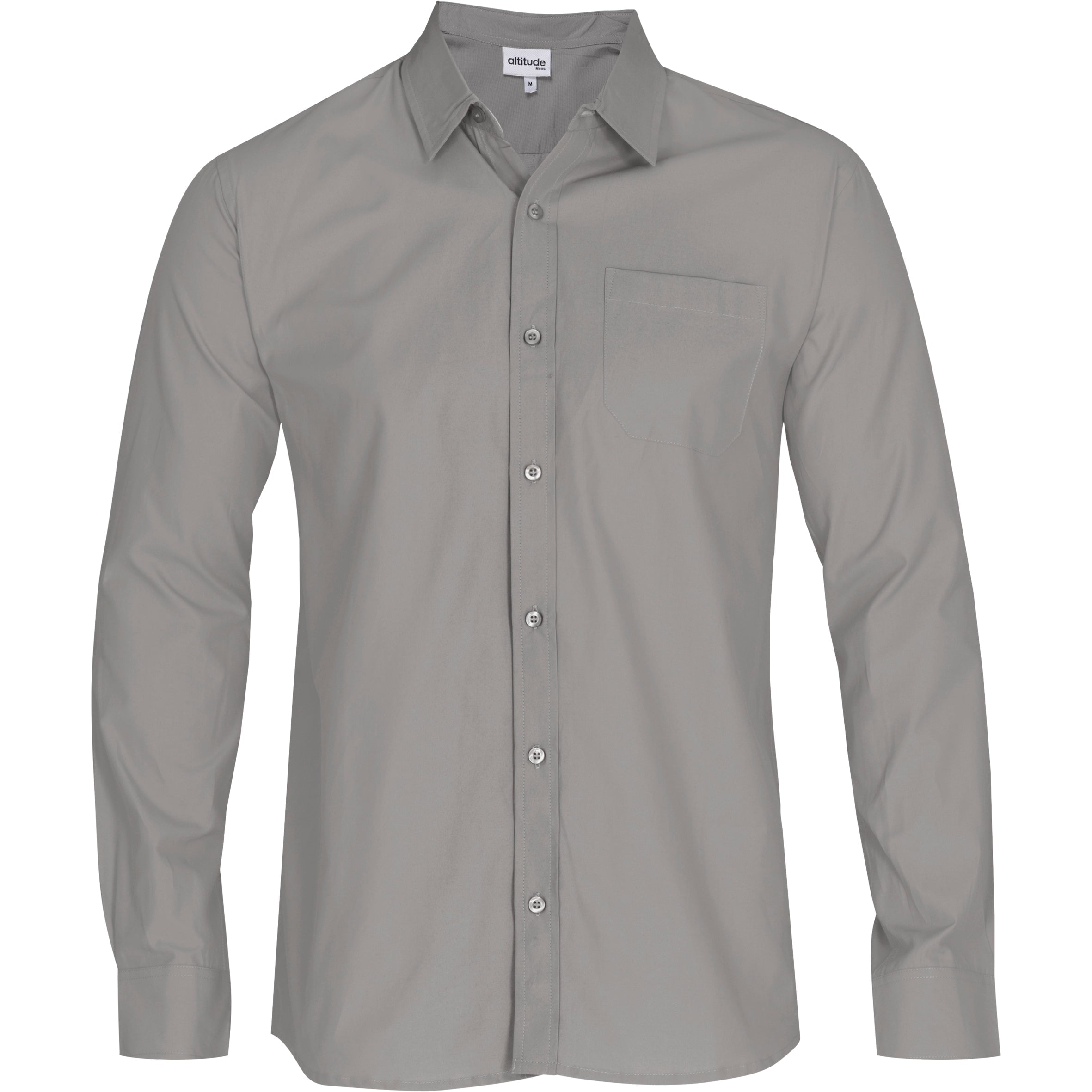 Mens Long Sleeve Catalyst Shirt - White Only-