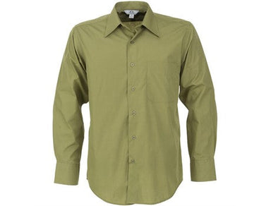 Mens Long Sleeve Metro Shirt - Green