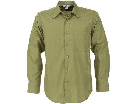 Mens Long Sleeve Metro Shirt - Green