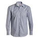 Men’s Long Sleeve Office Work Shirt Black Stripe / 4XL - High Grade Shirts