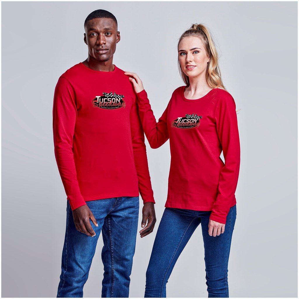 Mens Long Sleeve Portland T-Shirt - Lime