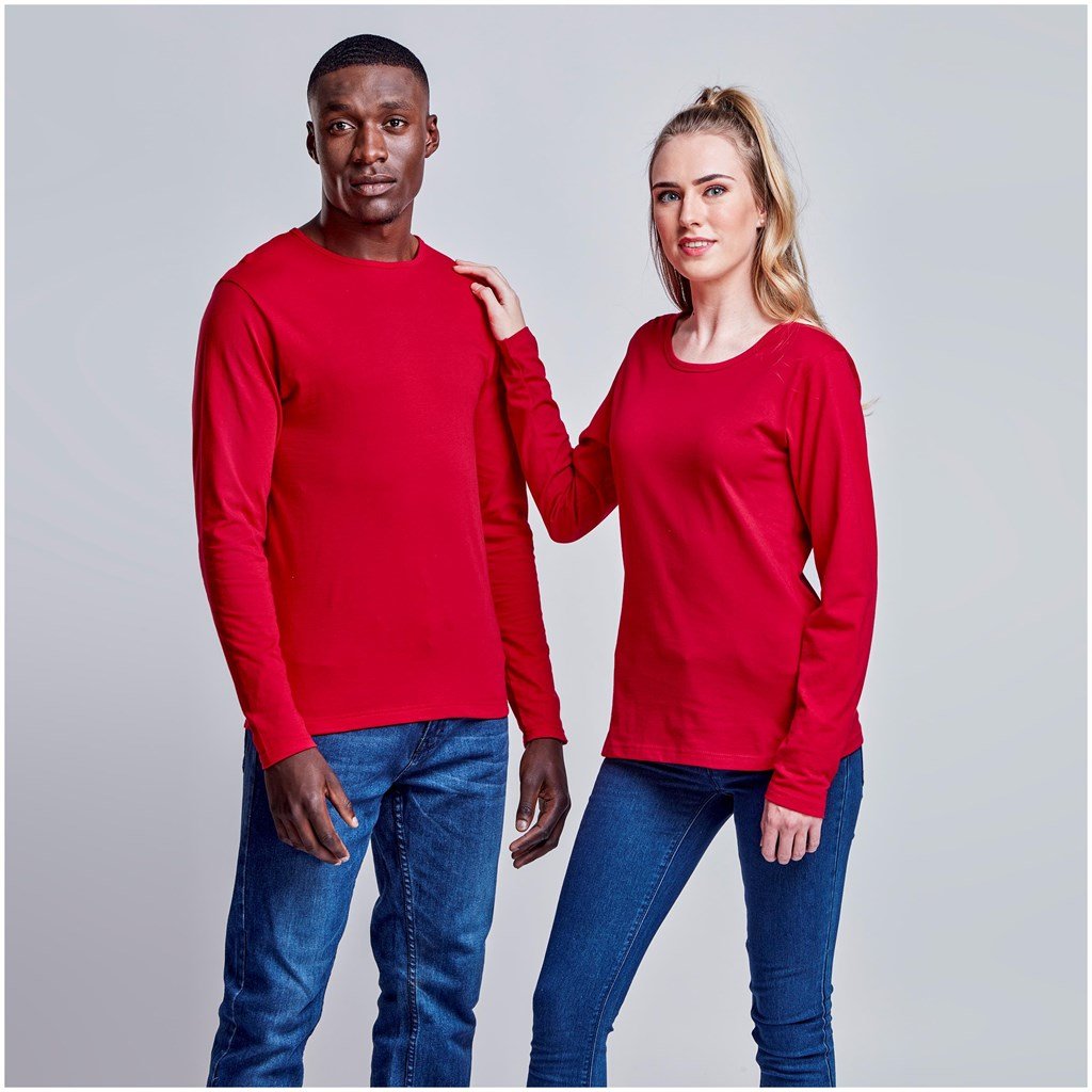 Mens Long Sleeve Portland T-Shirt - Lime