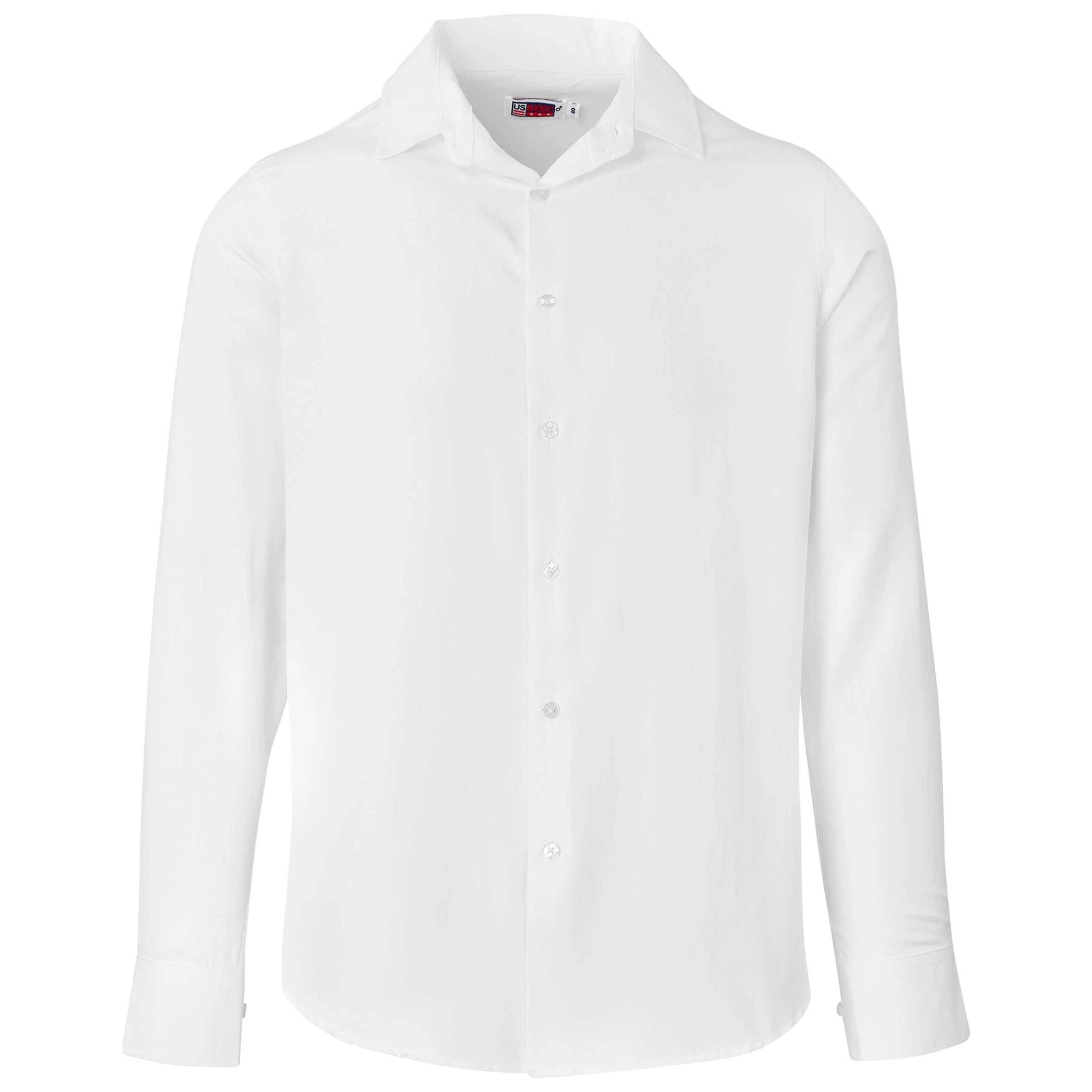 Mens Long Sleeve Wallstreet Shirt - Navy 2XL / White / W