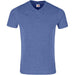 Mens Michigan Melange V-Neck T-Shirt 2XL / Blue / BU