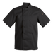 Mens Savona Short Sleeve Chef Jacket Black / SML / Regular - Jackets