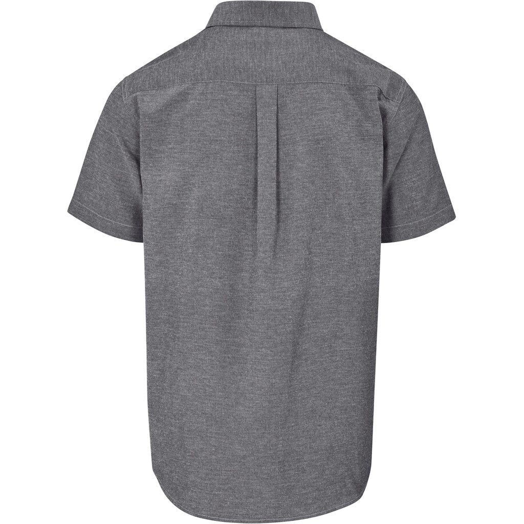 Mens Short Sleeve Oxford Shirt - Lounge Shirts
