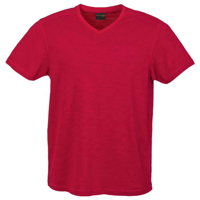 Mens Slub V Neck T-Shirt - T-Shirts