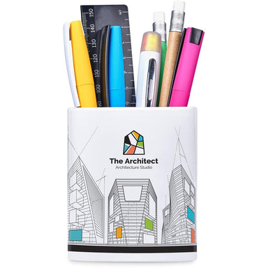 Mural Sublimation Ceramic Stationery Cup SOLID WHITE - Stationery,Stationery,Ideas for Work