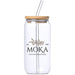 Natsu Glass & Bamboo Tumbler Straw - 500ml NATURAL - Travel Mugs and Tumblers,Glass Products,Drinkware,Full-Wrap UV Bottles