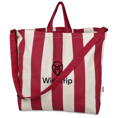Natsuri Recycled Canvas Large Beach Bag RED - Eco-Friendly Bags,Shoppers and Totes,Bags,Cotton Products,Bags,Ideas for Summer,Ideas