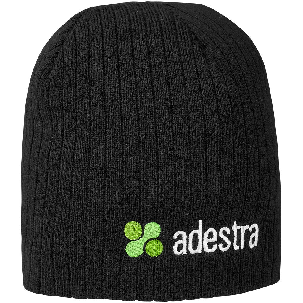 Nebraska Acrylic Beanie Black / BL
