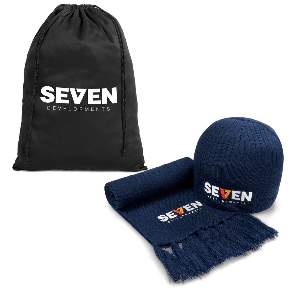 Nebraska Winter Set - Grey Navy / N - Headwear